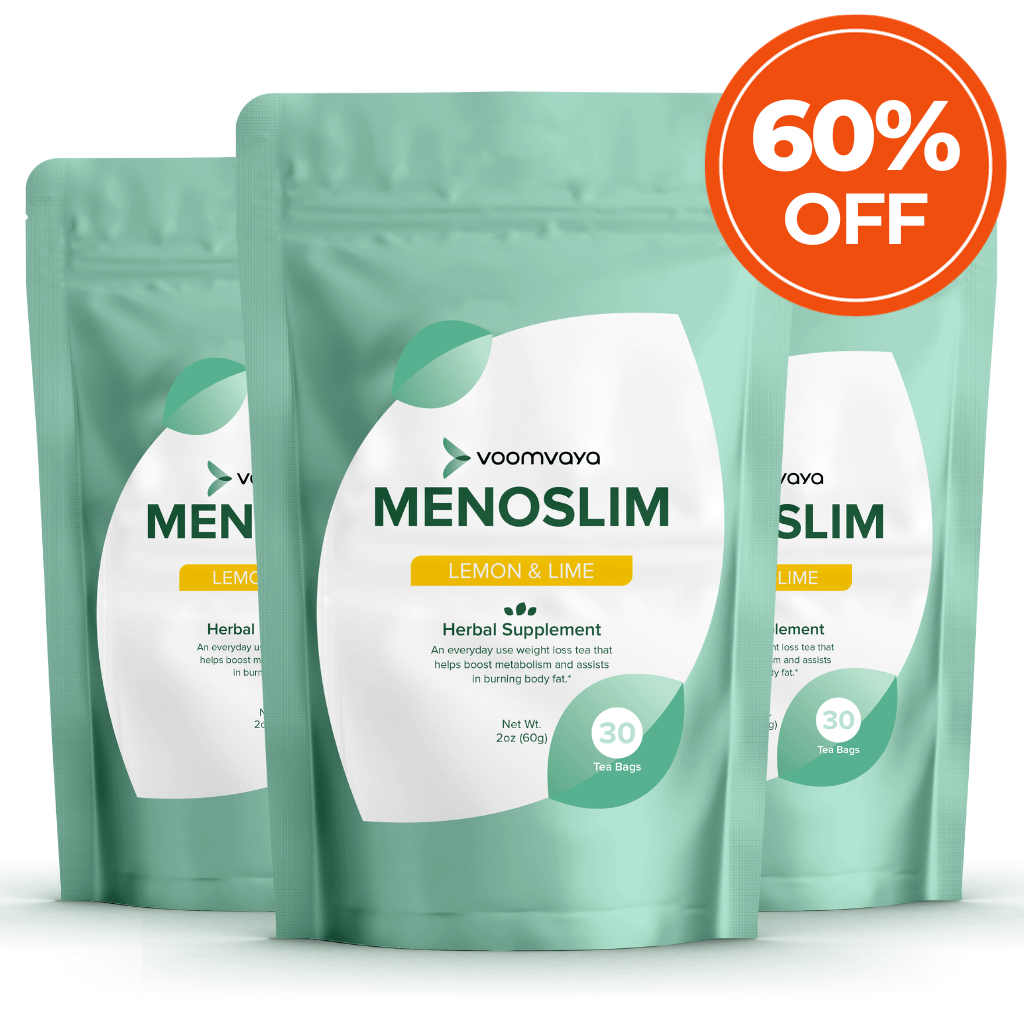 NEW CUSTOMER SPECIAL: 60% Off 3 Pouches MenoSlim Tea