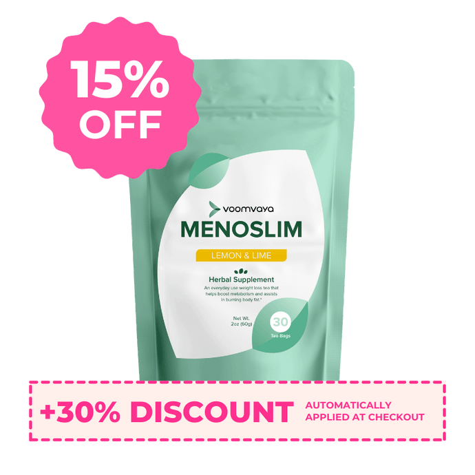 LIMITED TIME OFFER: 30% Off MenoSlim Tea + Free Gifts